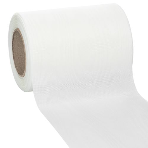 Biela veniec stuha 125 mm 25 m dekoračná stuha pohrebná výzdoba hrobu kúpiť | Floristik24.sk