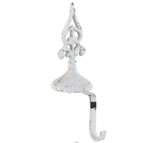 položky Držiak na veniec liatinový pre Sims Shabby Chic White V29cm