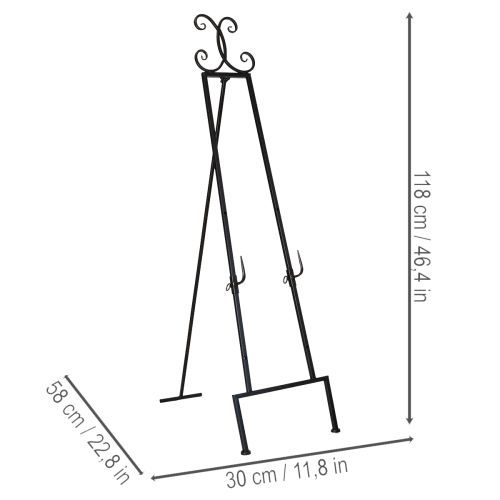položky Dekoratívny držiak na veniec so stabilnou základňou, ideálny ako všestranný doplnok, 118 cm