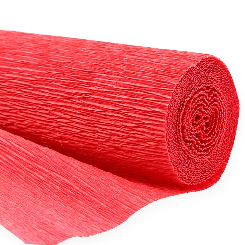 Kvetinárstvo krepový papier červený 50x250cm