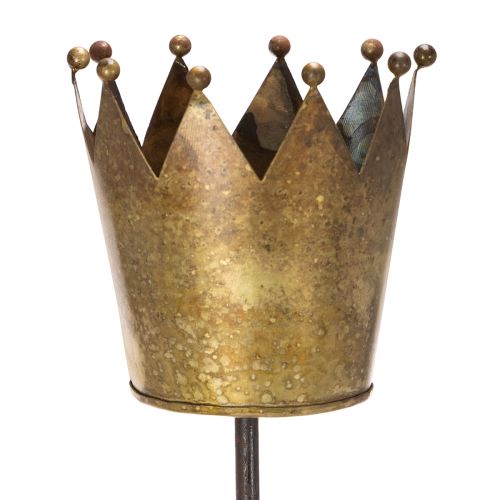 Dekoratívna koruna na paličke, vintage dekorácia na črepníkové rastliny, 73 cm kúpiť | Floristik24.sk