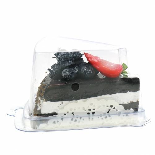 Floristik24 Kus torty čokoládová umelá 10cm