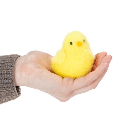 položky Dekoratívne kuriatka, ideálne na veľkonočné oslavy v obývačke alebo záhrade, 7 cm, 6 kusov