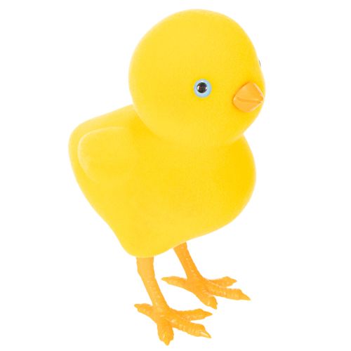 Floristik24 Veľkonočná dekorácia kuriatka, dekorácia na stôl, opakovane použiteľná dekorácia do obývačky, 16 cm, 2 kusy