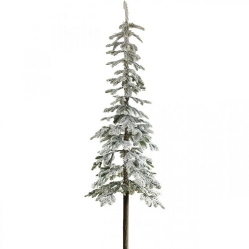 Umelý vianočný stromček slim zasnežená zimná dekorácia V180cm