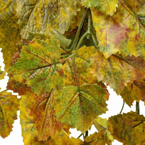 položky Umelé listy viniča Žltá Hnedá Zelená Závesné konáre L95cm