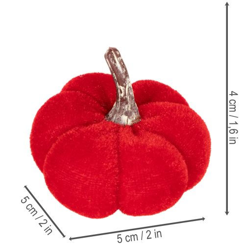 Dekoratívna tekvicová sada zo zamatu v troch farbách, mini tekvice 5 cm, 12 kusov | Floristik24.sk
