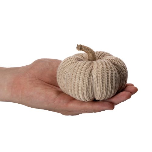 Dekoratívne pletené tekvice, jesenná dekorácia, 10 cm, 6 kusov | Floristik24.sk