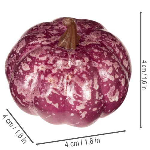 Sada mini tekvicových dekorácií, jesenné a halloweenske dekorácie, rôzne farby, 4 cm, 24 kusov | Floristik24.sk