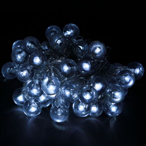 položky Guľové rozprávkové svetlá čerešňové vonkajšie studená biela 60 LED 900cm