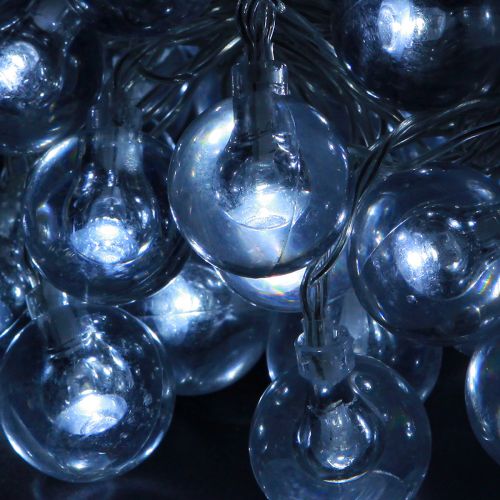 položky Guľové rozprávkové svetlá čerešňové vonkajšie studená biela 60 LED 900cm