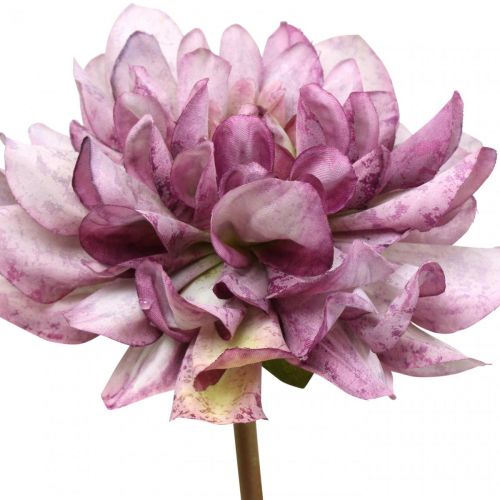 položky Umelý kvet Dahlia Fialový hodvábny kvet a púčik V57cm