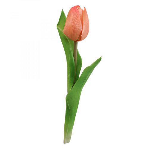 položky Umelý kvet Tulip Peach Real Touch jarný kvet V21cm