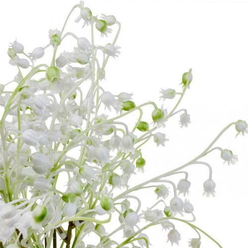 položky Umelé kvety, umelá dekorácia konvalinky biela 38cm 5ks