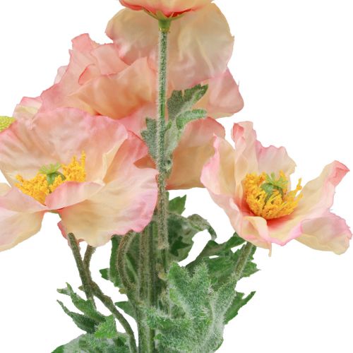 položky Umelé kvety Dekorácia umelý mak 35cm zväzok 3ks