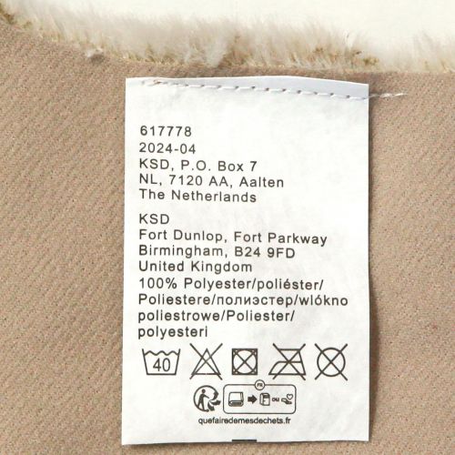 položky Umelá kožušina dekoračná kožušina behúň kožušinový koberec béžový 50×90cm