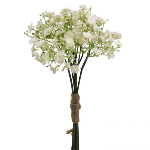 Floristik24 Gypsophila umelé kvety Gypsophila biela L30cm 6ks v zväzku