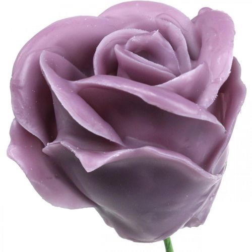 položky Umelé ruže orgován vosk ruže deco roses vosk Ø6cm 18 kusov