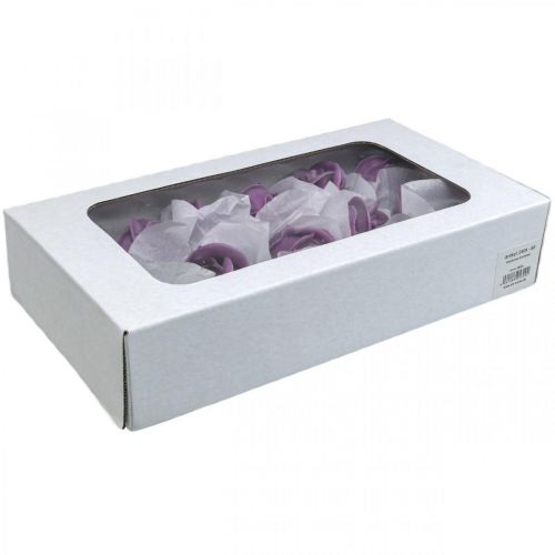 položky Umelé ruže orgovánový vosk ruže ozdobný vosk z ruží Ø6cm 18 ks