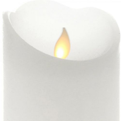 položky LED sviečka vosková sviečka sviečka teplá biela Ø7,5cm V12,5cm