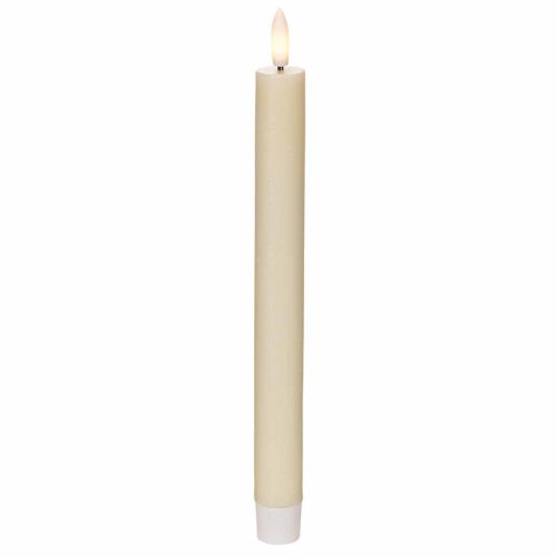 LED sviečka v bielej farbe s
