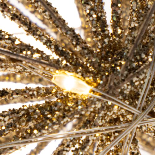 LED dekoratívna hviezda z drôtu na zavesenie, 20 LED diód, teplá biela, vnútorná, 22 cm | Floristik24.sk