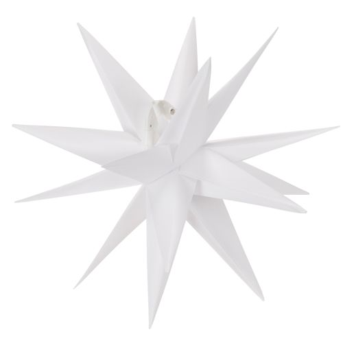 Dekoratívna LED hviezda, teplá biela, vonkajšia, s časovačom, 40 cm