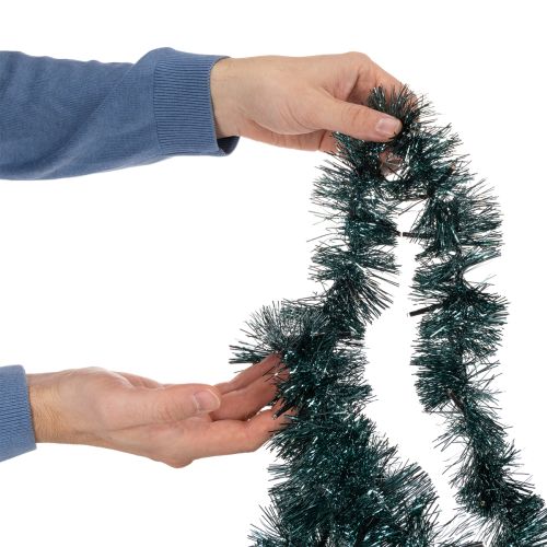 Vianočná girlanda z pozlátka so 60 LED diódami a časovačom, vonkajšia, 3 m | Floristik24.sk
