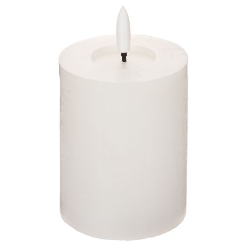 LED stĺpová sviečka, blikajúca, s časovačom, Ø7cm, 12cm kúpiť | Floristik24.sk
