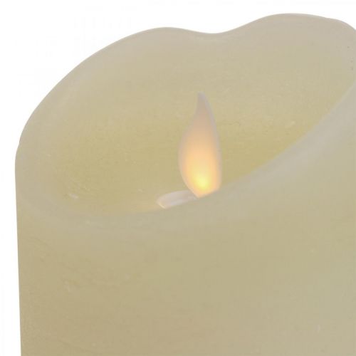 položky LED sviečka vosková sviečka sviečka teplá biela Ø7,5cm V10cm