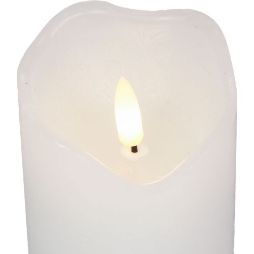 položky LED sviečka s časovačom stĺpová sviečka z pravého vosku Ø7cm V9cm