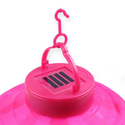 položky Lampion LED so solárnym 20cm ružovým