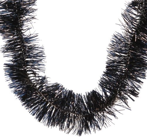 Floristik24 Vianočný stromček pozlátkový v čiernej farbe 270cm 2ks