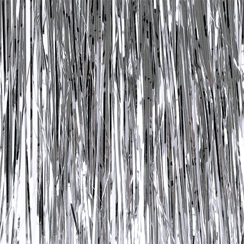 položky Strieborná vianočná ozdoba na stromček Tinsel, párty dekorácia 50×40cm 2 ks