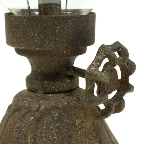 Dekoračná lampa starožitná Ø11,5cm V25cm | Floristik24.sk