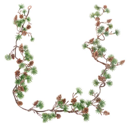 Girlanda z umelého smrekovca so šiškami a ihličkami, 120 cm kúpiť | Floristik24.sk
