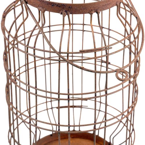 položky Záhradný lampáš kovová patinovaná rukoväť vintage Ø19,5cm