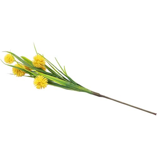 položky Umelé kvety guľa kvet allium okrasná cibuľa umelá žltá 45cm