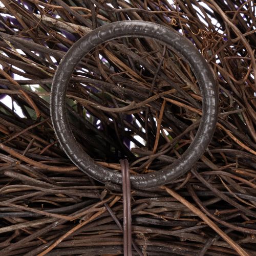 položky Levanduľový veniec na jar, dekorácia dverí, dekoratívny predmet do vstupného priestoru, 60 cm