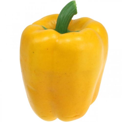 Floristik24 Replika jedla papriková žltá 9,5 cm