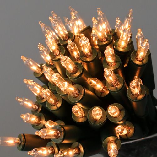 Floristik24 Svetelná reťaz mini 100 15m pre vnútorné použitie zelená/číry