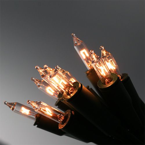 Floristik24 Svetelná reťaz mini 10 kusov 1,5 m pre vnútorné zelené/číre