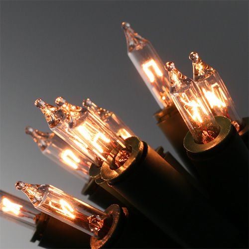 Floristik24 Svetelná reťaz mini 10 kusov 1,5 m pre vnútorné zelené/číre