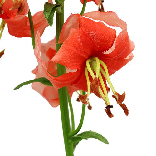 Floristik24 Lily 87,5 cm lososová