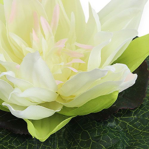 položky Lotosový kvet plávajúci 18cm biely 3ks