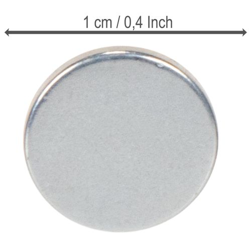 Okrúhly magnetický disk na svietniky a kovové tácky, 1 cm, 20 kusov | Floristik24.sk