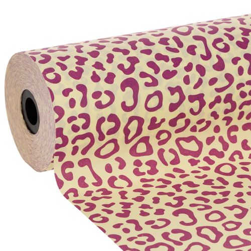 Papier na manžety, leopardí vzor, fialový, 25 cm, 100 m kúpiť | Floristik24.sk