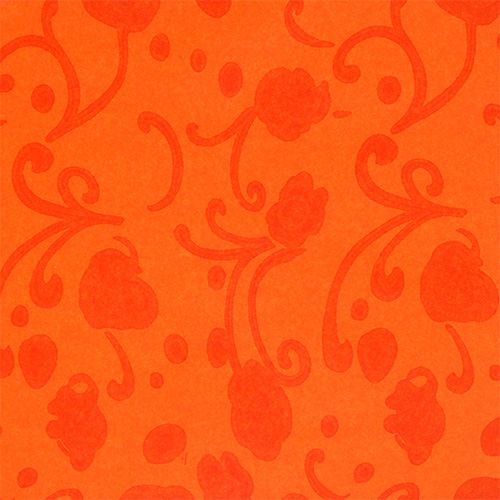 položky Manžetový papier oranžový so vzorom 25cm 100m