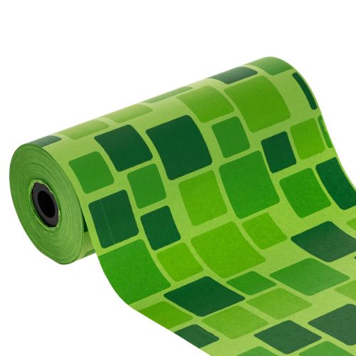 Manžetový papier na kvetinové kytice s mozaikovým vzorom, 25 cm x 100 m