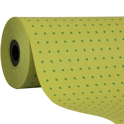 položky Manžetový papier hodvábny papier machové zelené bodky 25cm 100m